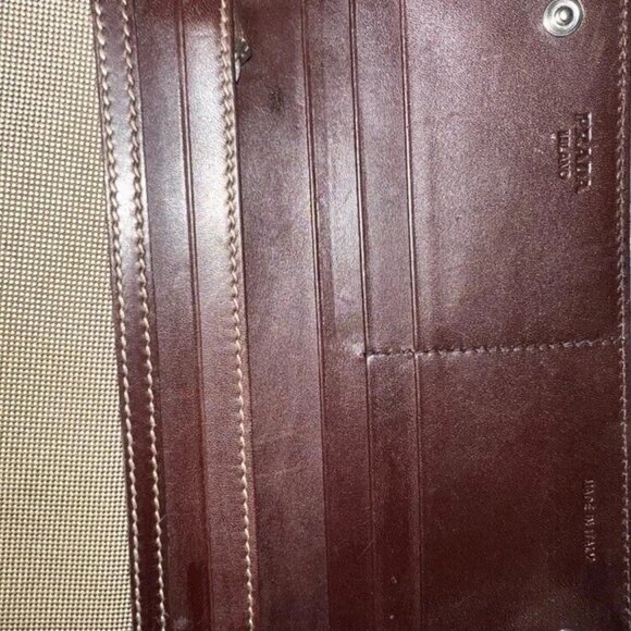 PRADA JACQUARD LONG WALLET - Picture 6 of 6
